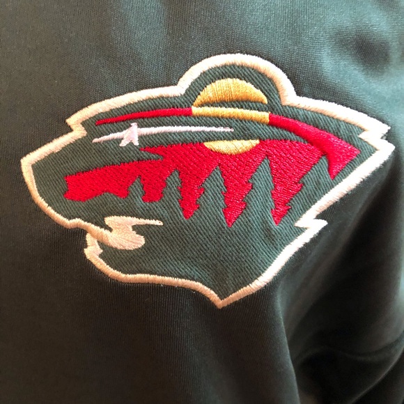 COPY - Official NHL Minnesota Wild Pull Over with Zipper - Picture 2 of 3